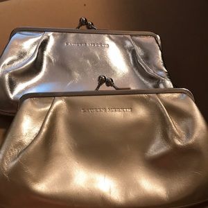 Lauren Merkin Leather clutch pair of 2
